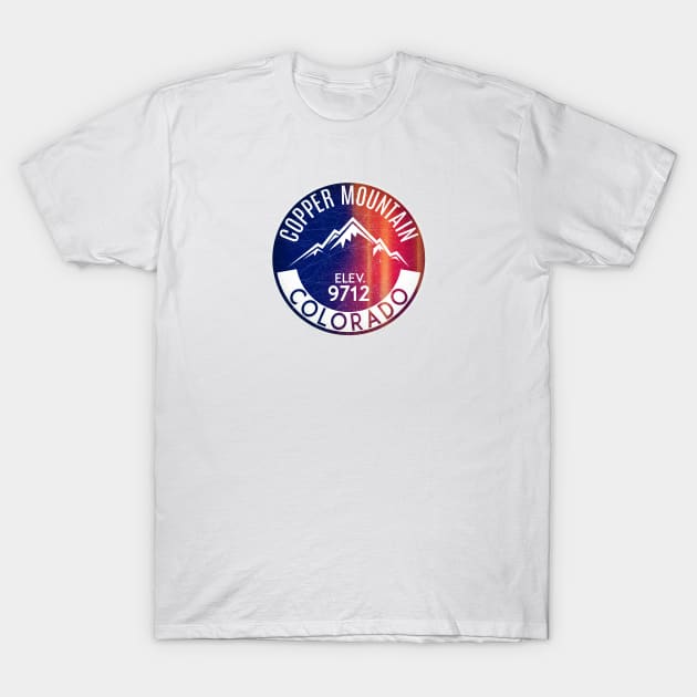 Copper Mountain Colorado Skiing T-Shirt by heybert00